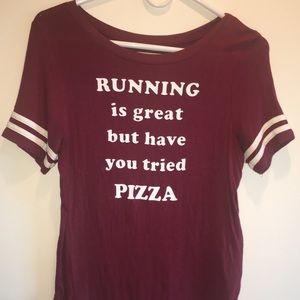 HOLLISTER GRAPHIC TEE But Have You Tried Pizza